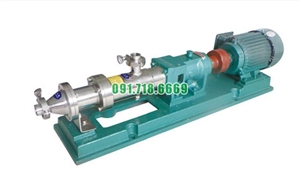 Bơm trục vít đơn G10-1 inox 304 lưu lượng 0.5 m3 trên 1 giờ